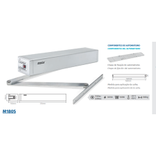 M1805VI KIT BRACO COM CALHA PARA INSTALACAO M1805